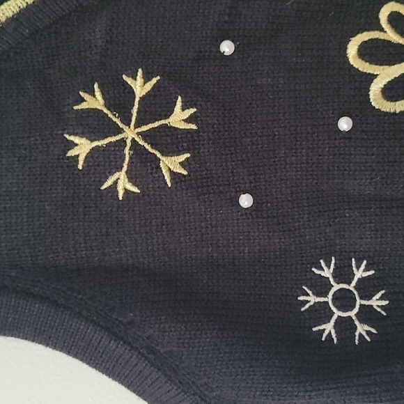 Christmas Vest Embellished and Embroidered Size Small - Picture 6 of 10